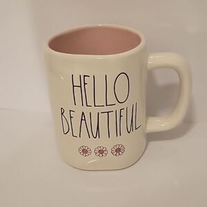 Rae Dunn HELLO BEAUTIFUL mug